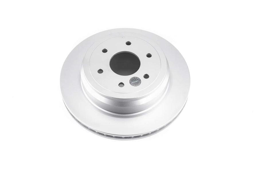 Power Stop Rear JBR1755EVC Evolution Genuine Geomet Coated Brake Rotor For Nissan TITAN XD 2016-2024 [Model Specific]