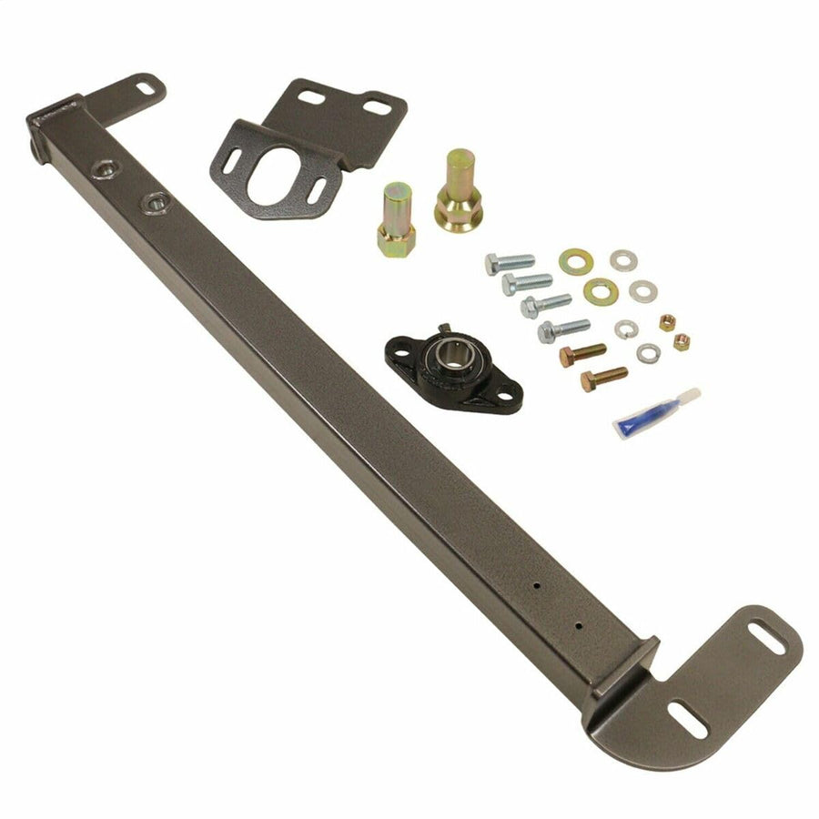 Steering Stabilizer Bar BD Diesel 1032003; Incl. Steering Box Support/Sector Shaft Bolt/Bearing Assy/Hardware/Thread Lock