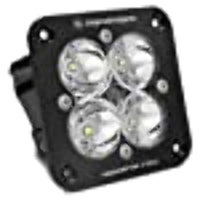 Baja Designs Flush Mount Squadron Pro Black Auxiliary LED Light Pod (Work/Scene Lens; Clear)