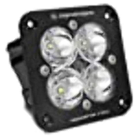 Baja Designs Flush Mount Squadron Pro Black Auxiliary LED Light Pod (Work/Scene Lens; Clear)