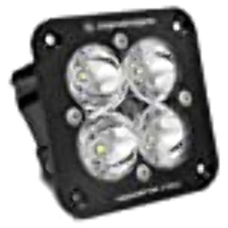 Baja Designs Flush Mount Squadron Pro Black Auxiliary LED Light Pod (Work/Scene Lens; Clear)