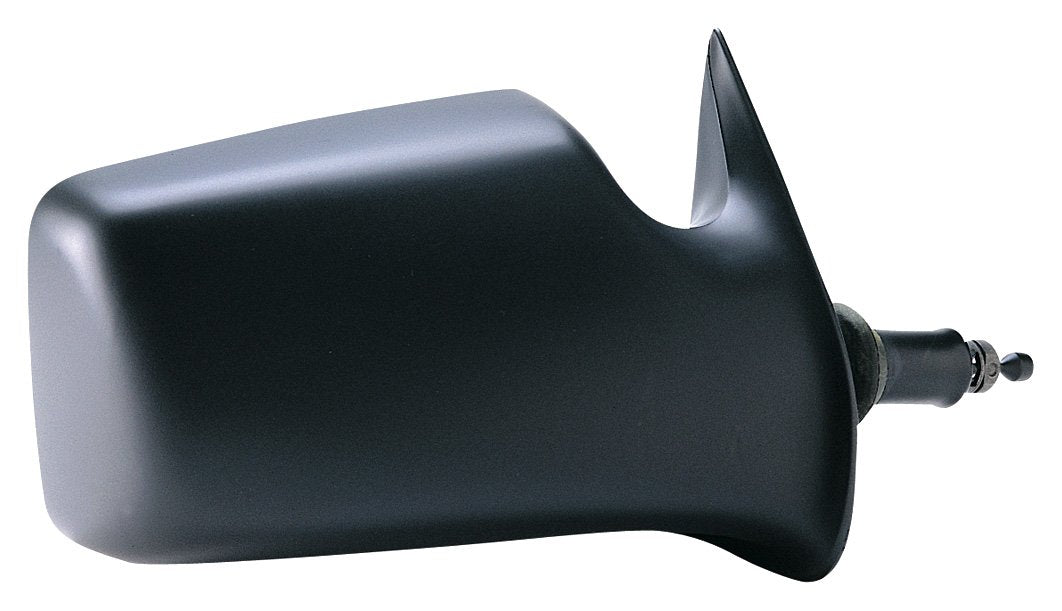 Mirror Passenger Side for Chrysler Town & Country, Dodge Caravan, Plymouth Voyager, Black, Manual Remote