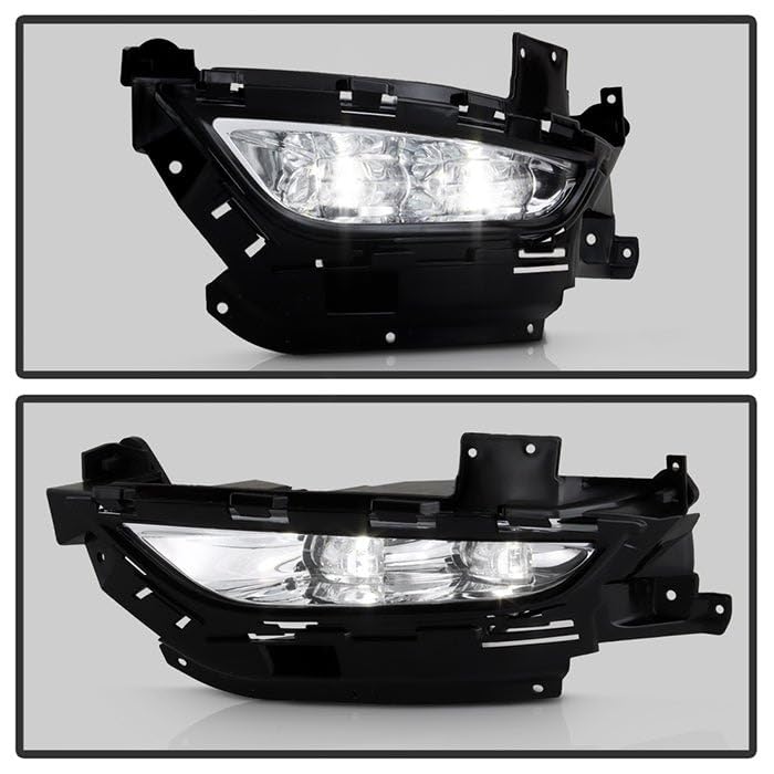 Chrysler 200 Spyder 5086945 2015-2016 OEM Style Full LED Fog Lights W/Universal Switch- Clear