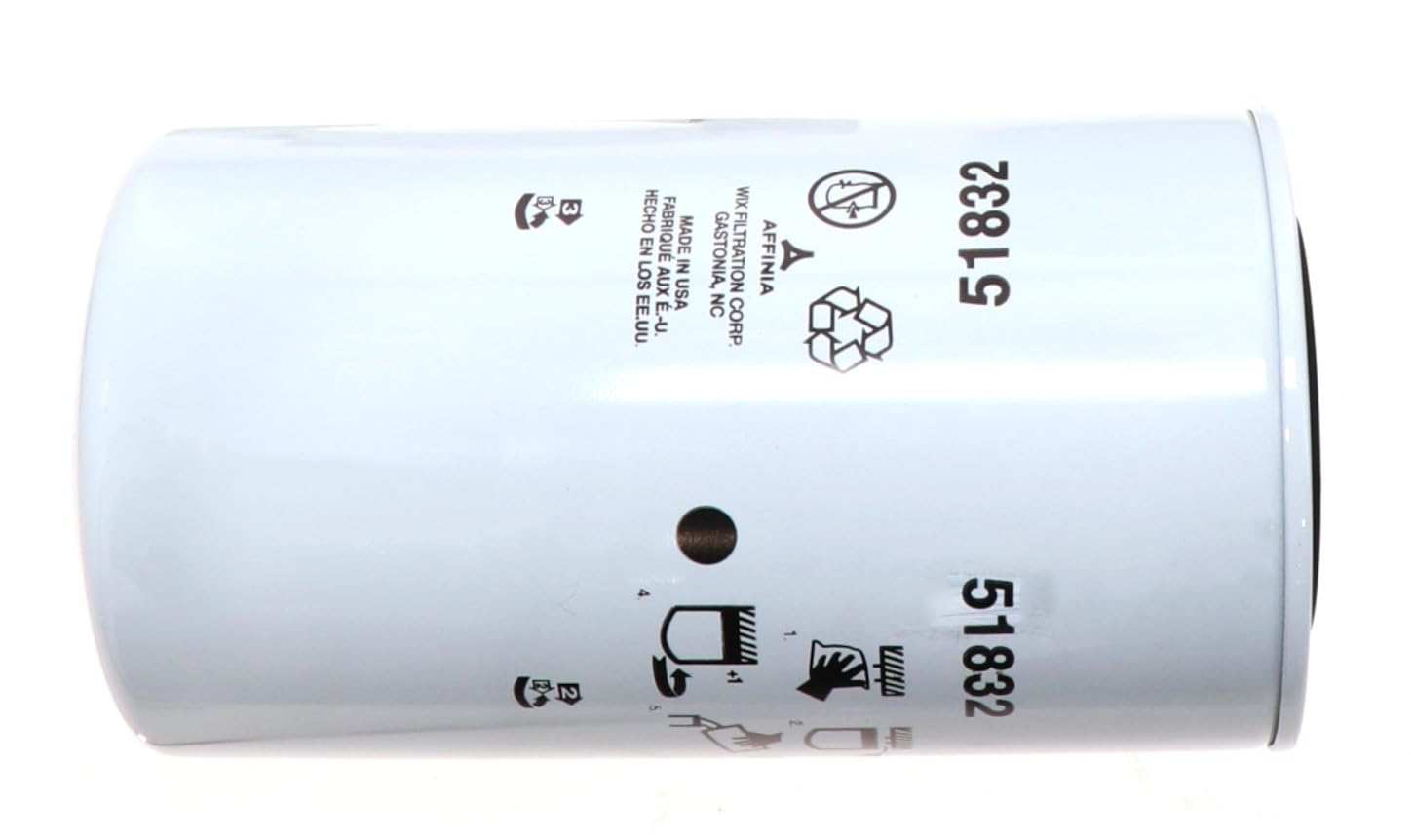 51832 WIX Filters Heavy Duty Spin-On Lube Filter, Pack of 1
