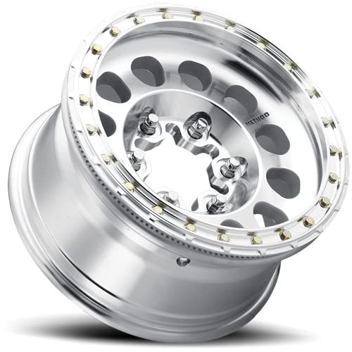 RAW Method Race Wheels 103 Beadlock Machined Wheel (17 x 9. inches /6 x 5 mm, -12 mm Offset)