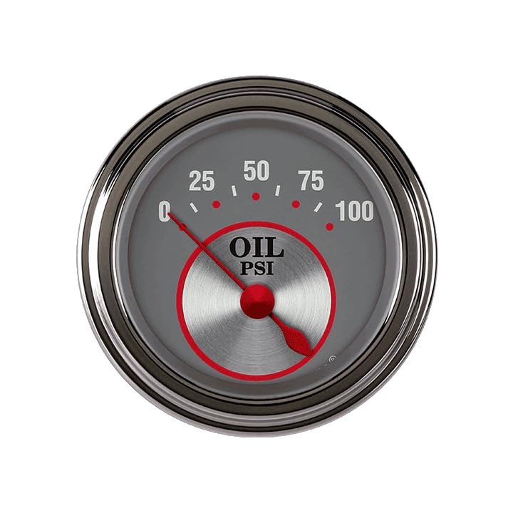 Silver Series Classic Instruments 2 1/8" Oil Pressure Gauge SS81SLC