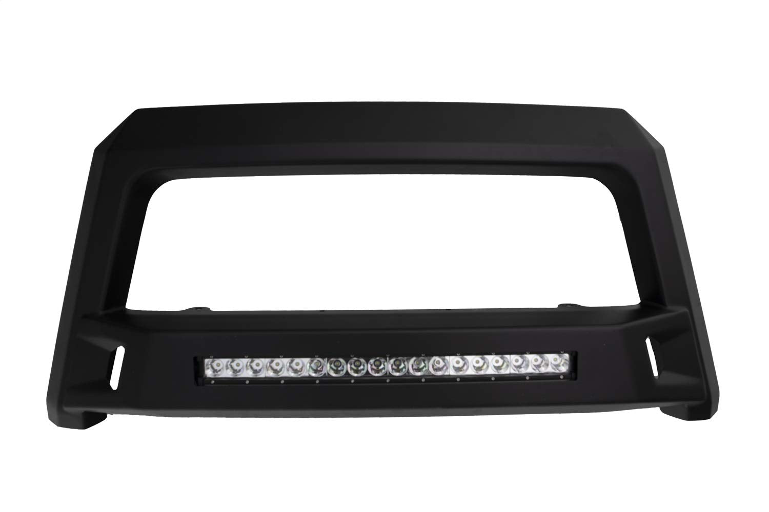 Lund 86521213 RealTruck Revolution Bull Bar with Integrated LED Light Bar, Black Steel for 2016-2019 Toyota Tacoma