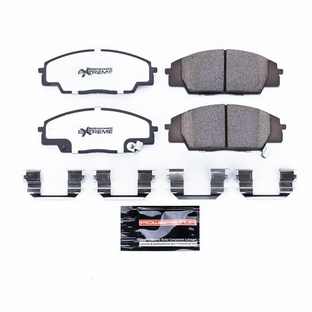 Power Stop Z26-829 New Formulation Extreme Performance Brake Pad For Acura CSX 2007-2010, Acura RSX 2002-2006, Honda Civic 2006-2011, Honda S2000 2000-2009 [Model Specific]