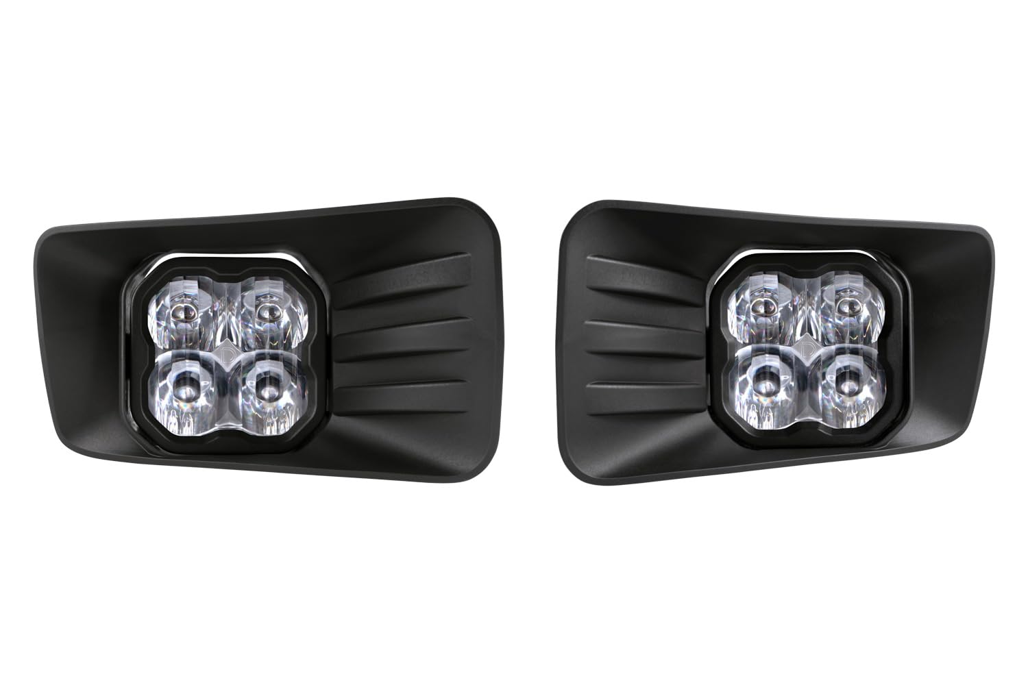 Diode Dynamics Fog Light Kit SS3 LED compatible with Chevrolet Tahoe 2015-2020, Yellow SAE Max with Backlight