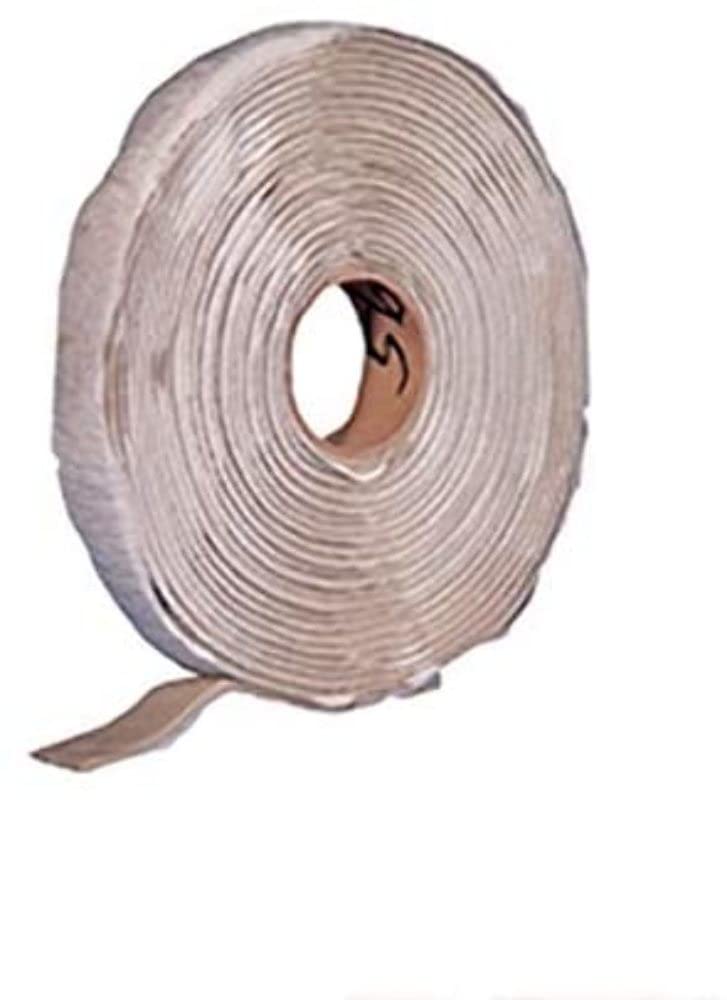 Butyl Sealing Tape Self Adhesive-3/16in X 1in X 20ft-White