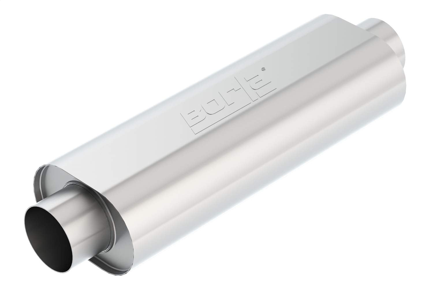 BORLA XR-1 400069 Multicore Racing Muffler For Full Bodied Cars - 4" Center Inlet/ 4" Center Outlet 5.5" x 8.5" Oval 23" Long Body 28" Overall Length. Universal. Reversible.