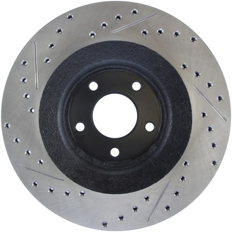 Sport Drilled/Slotted Brake Rotor StopTech 127.63072L (Front Left), 1 Pack