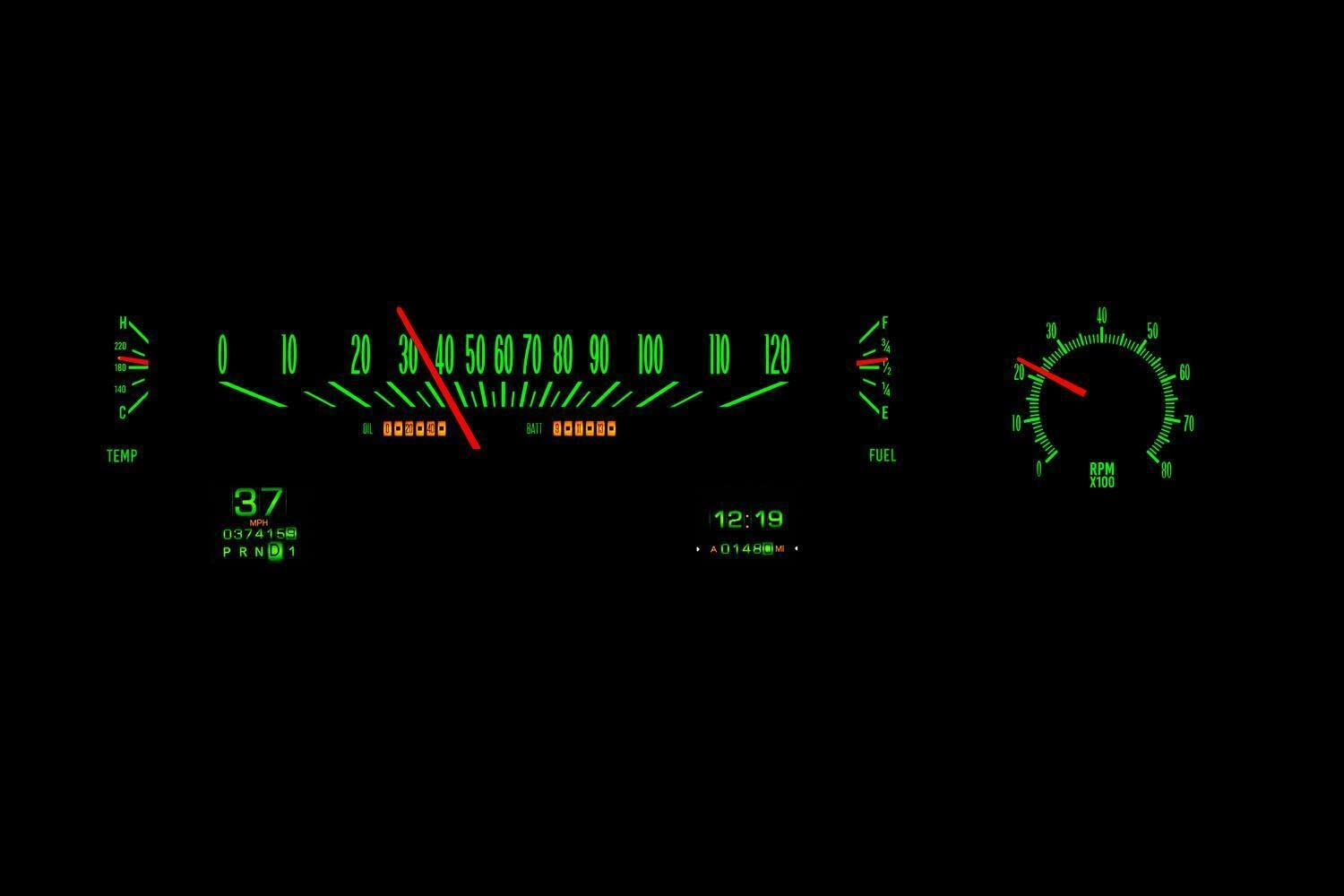 Dakota Digital Instrument System RTX Compatible with 1970-72 Chevy Malibu SS