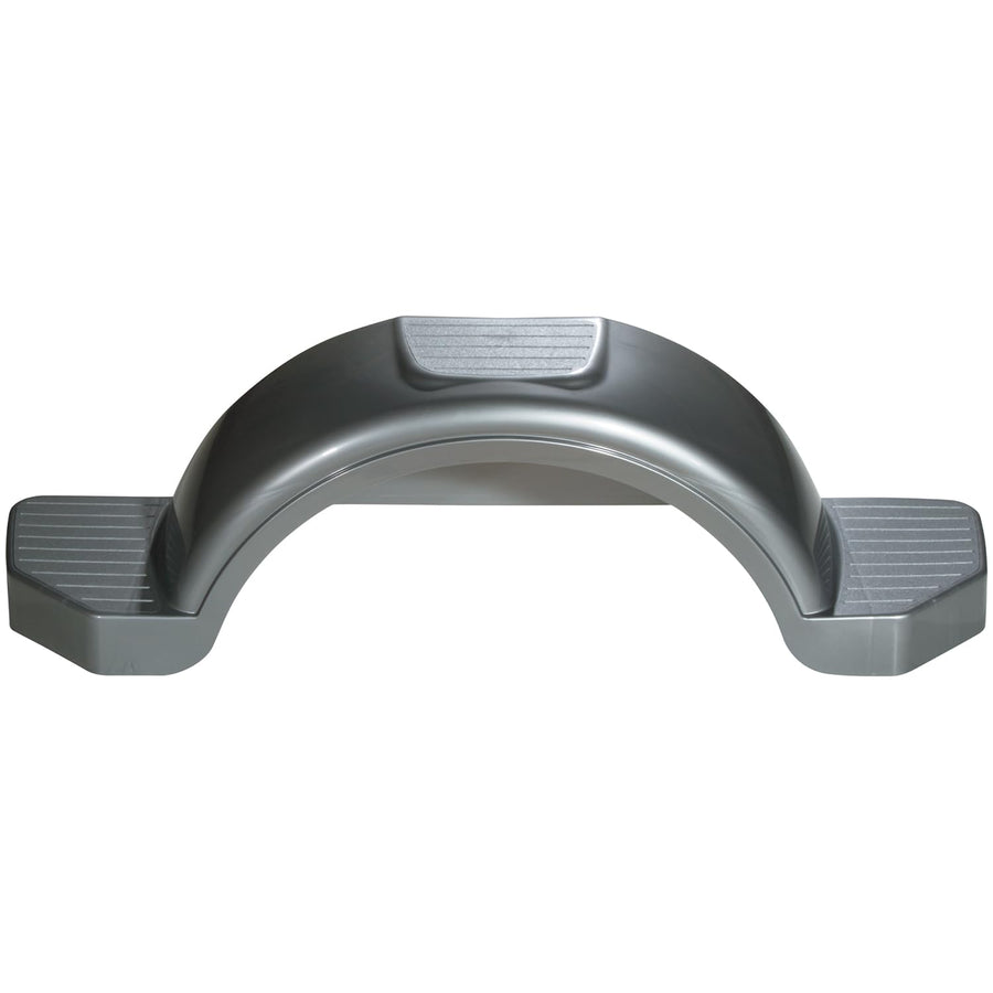 Fulton 15-Inch Tire Size Plastic Trailer Fender, Silver