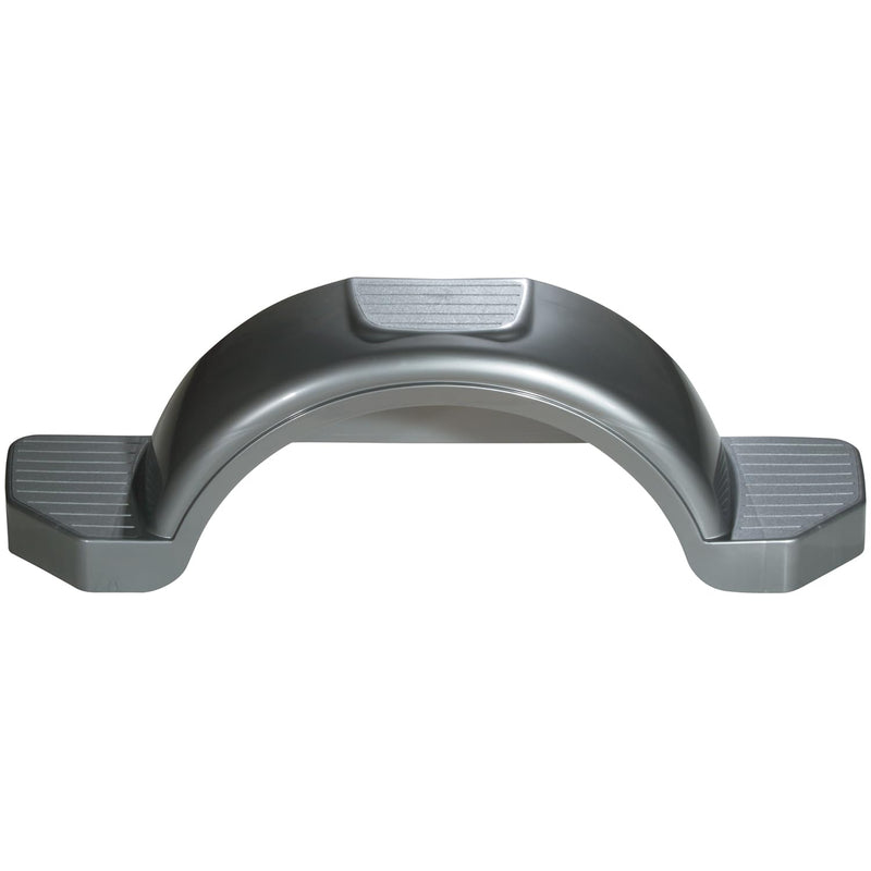 Fulton 15-Inch Tire Size Plastic Trailer Fender, Silver