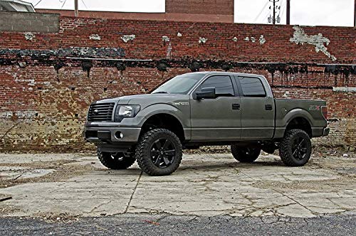 6" Rough Country Suspension Lift Kit for Ford F-150 4WD (2014) - Adjustable Vertex Coilovers & V2 Rear Monotube Shocks, Fits 35" Tires