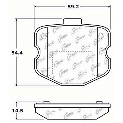 Front StopTech 308.11850 Brake Pads with Shims; Street
