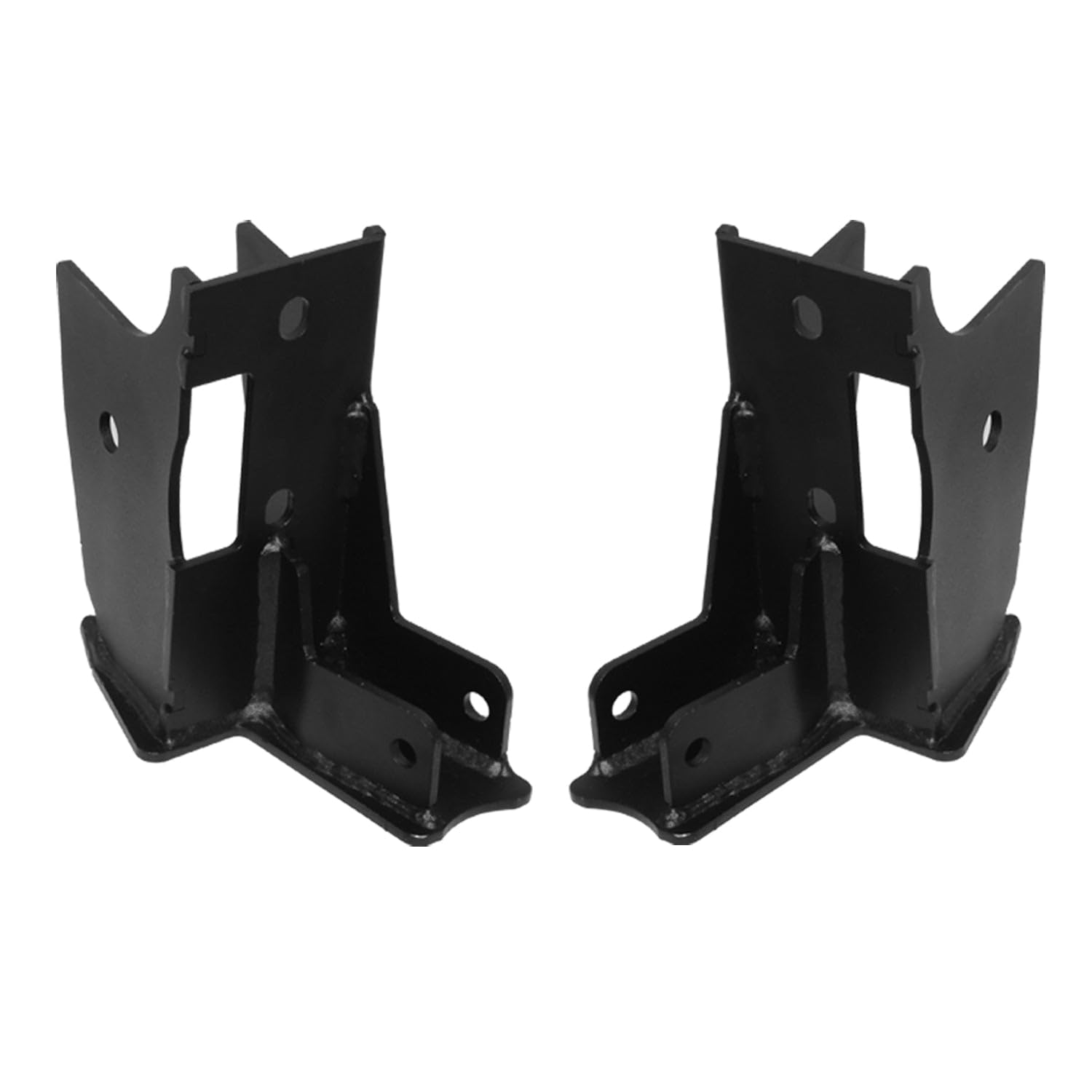 RSO 170107-411202 Jeep Wrangler JK/JKU 07-18 Front and Rear 2.5 Coilover Shock Conversion Mount Brackets 2-4in Lift