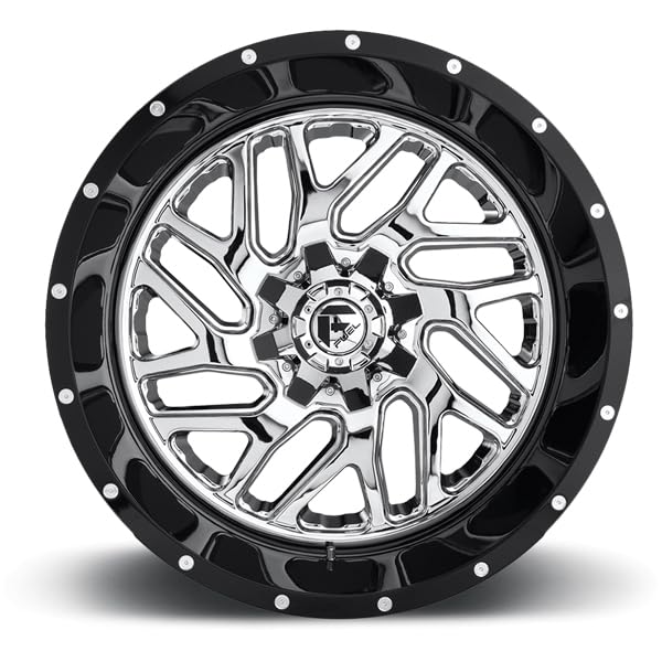 Fuel Chrome Offroad Wheel with Painted (20 x 10. inches /6 x 135 mm, -19 mm Offset)