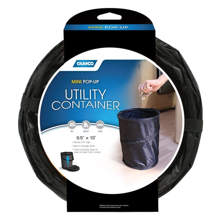 Black Camco 42903 RV Mini Pop-Up Utility Container