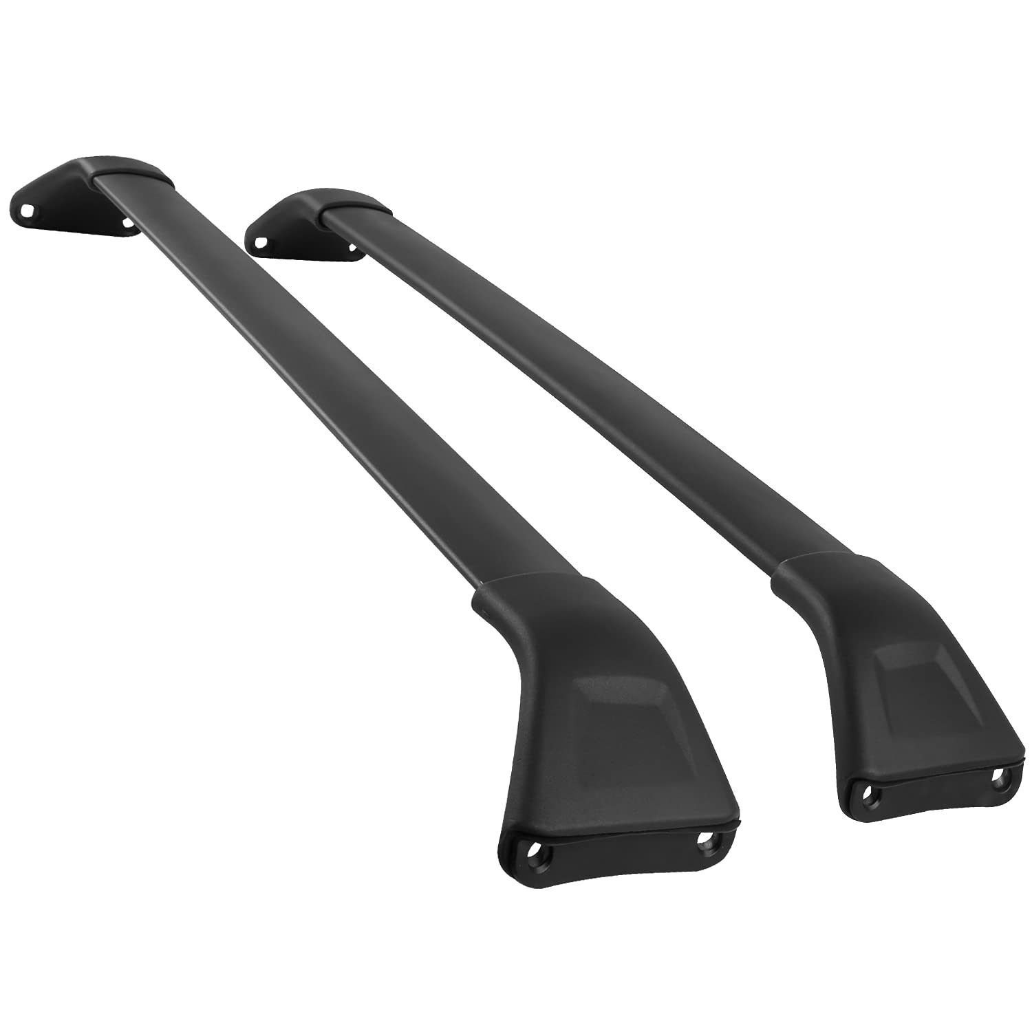 Aluminum Baggage Cargo Rail Spec-D Tuning Black Cross Bar Roof Rack Compatible with Mazda Cx5 2017-2023