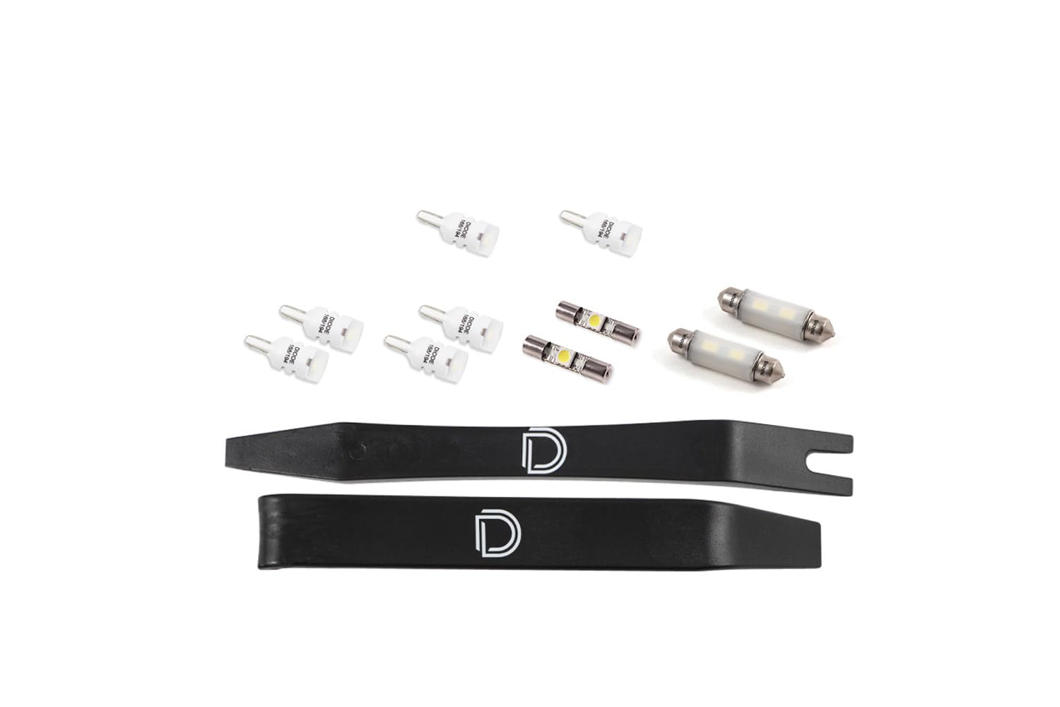 Diode Dynamics interior bulb pack LED compatible with Dodge Charger 2006-2010, Stage 1