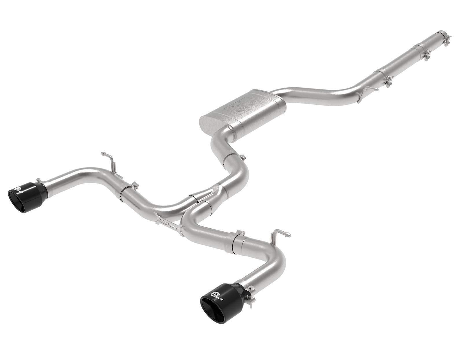 aFe Power CatBack Performance Exhaust System, Black Tip