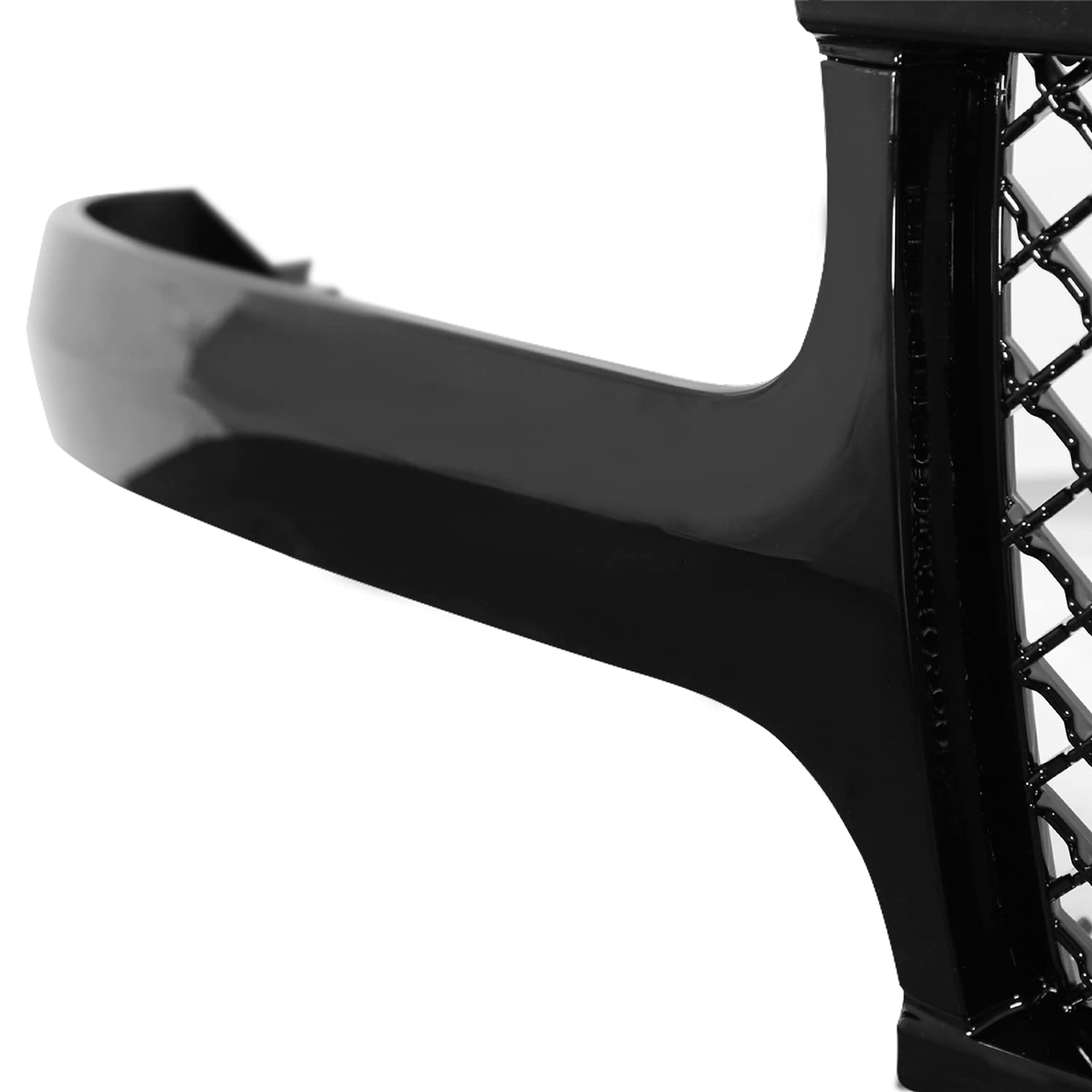 Honeycomb Mesh Glossy Black Front Hood Grille Spec-D Tuning Compatible with 1999-2002 Chevy Silverado, 2000-2006 Tahoe Suburban