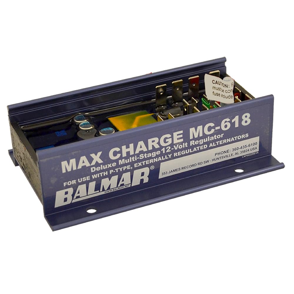 Max Charge Balmar MC618 Multi-Stage Regulator w/o Harness - 12V