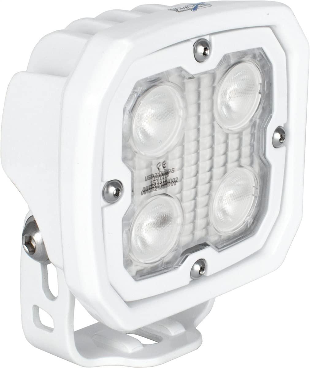 Duralux Work Light Xe 4 Led 40 Degree. White Marine Grade Paint
