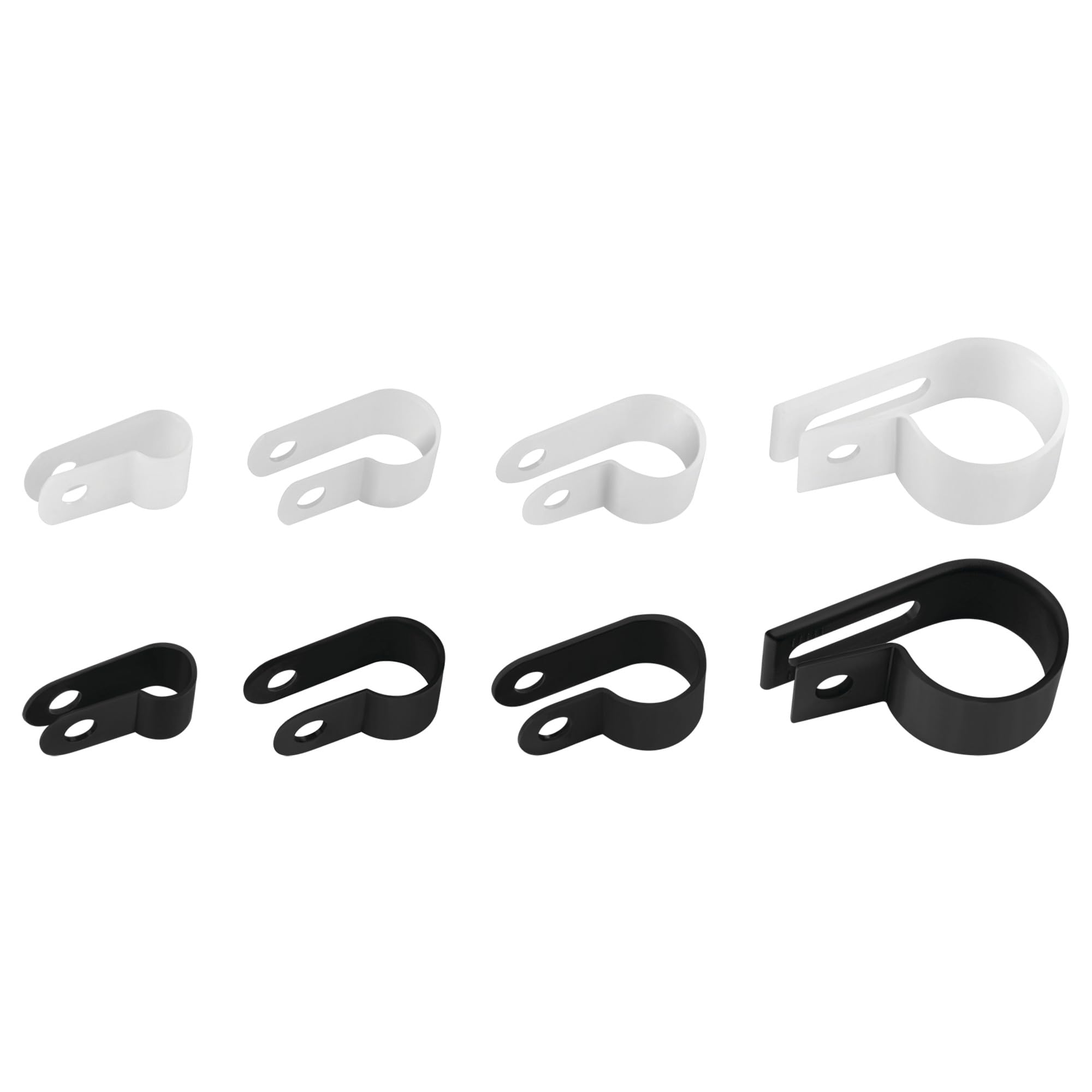W5260 Performance Tool 120 pc. Nylon Cable Clamp Assortment Kit - Secure and Organize Wires and Cables for Home, Office, and Automotive Use