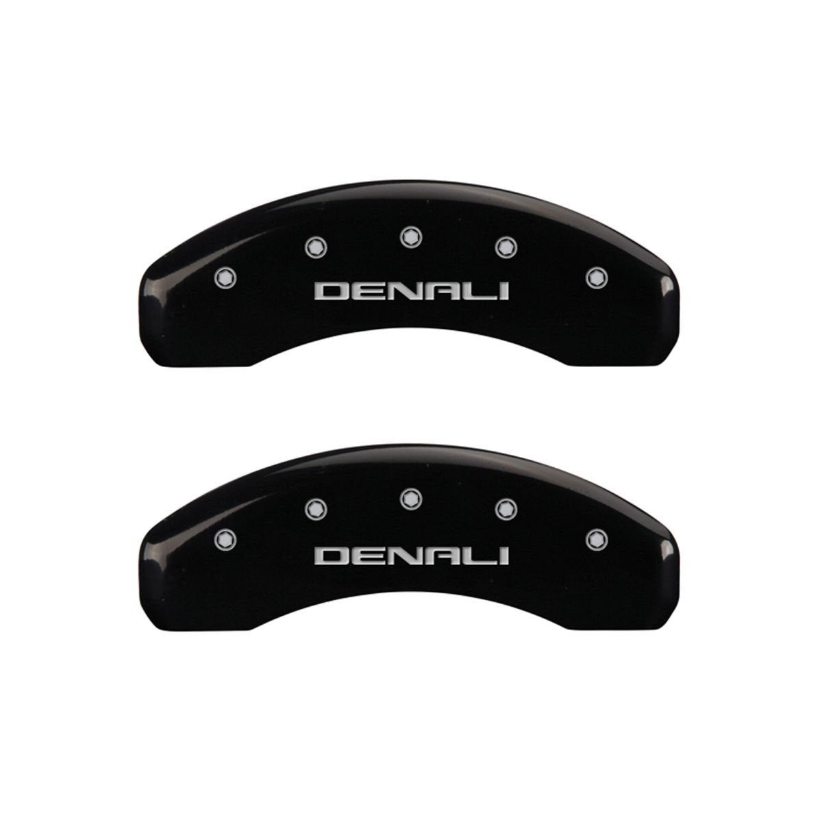 Denali Black MGP Caliper Covers 34208SDNLBK - Engraved Front & Rear44; Set of 4