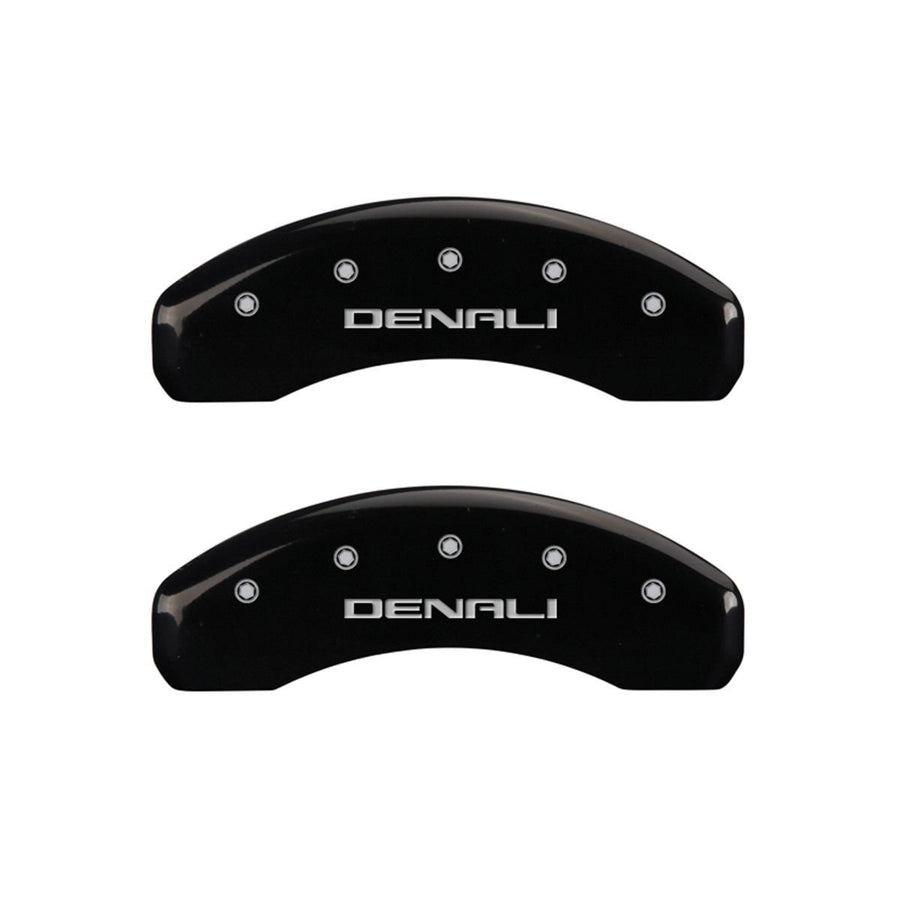 Denali Black MGP Caliper Covers 34208SDNLBK - Engraved Front & Rear44; Set of 4