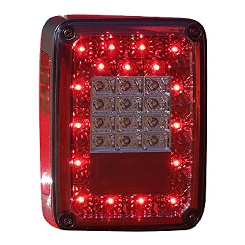 Tail Light Kit, LED, Smoke | Rugged Ridge | 12403.88 | Fits 2007-2018 Jeep Wrangler JK