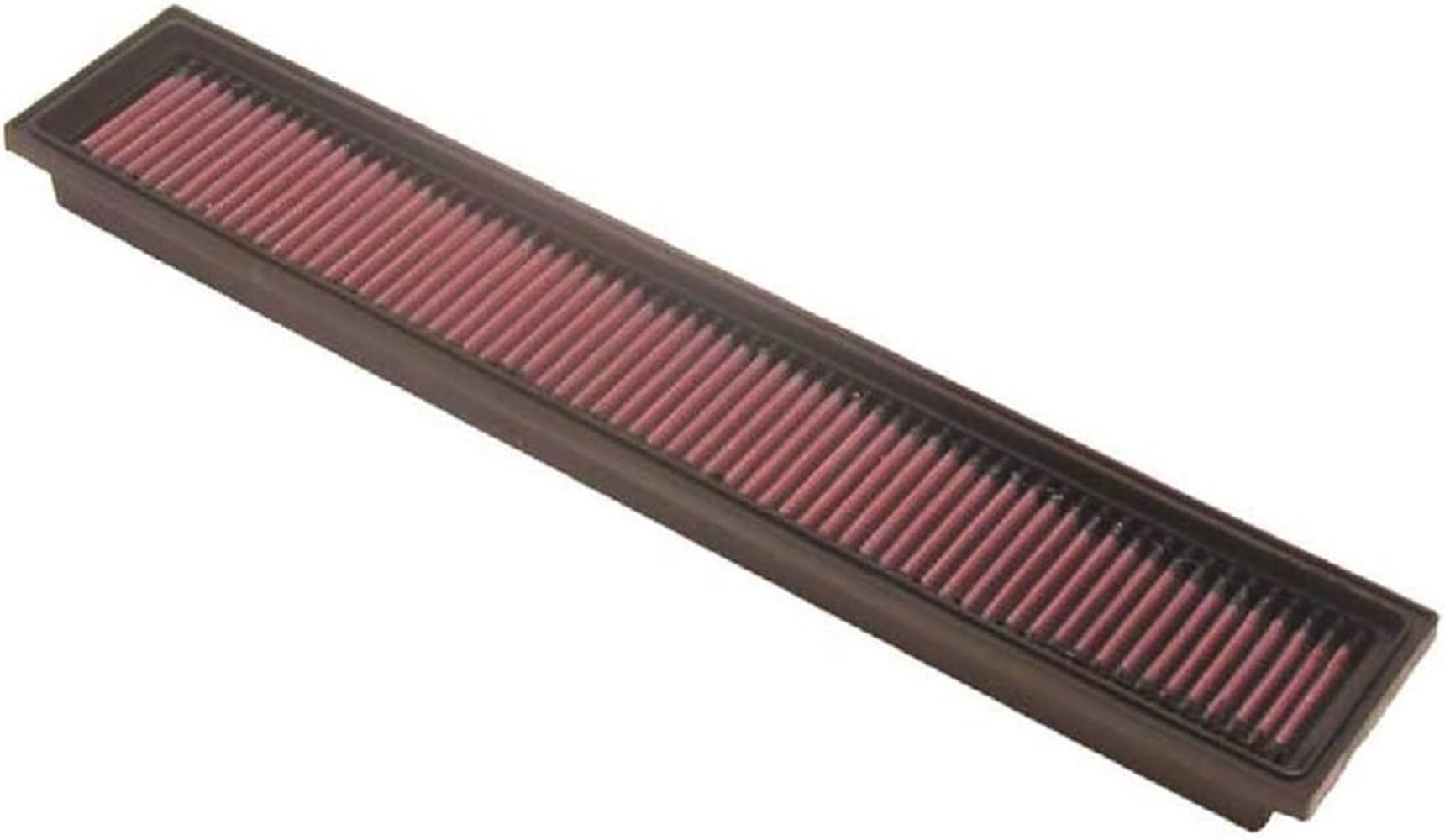 K&N Engine Air Filter: Washable, Increase Power & Acceleration, Premium, Replacement Car Air Filter: Compatible with 2000-2002 MERCEDES BENZ (C200 Kompressor, C230 Kompressor), 33-2193