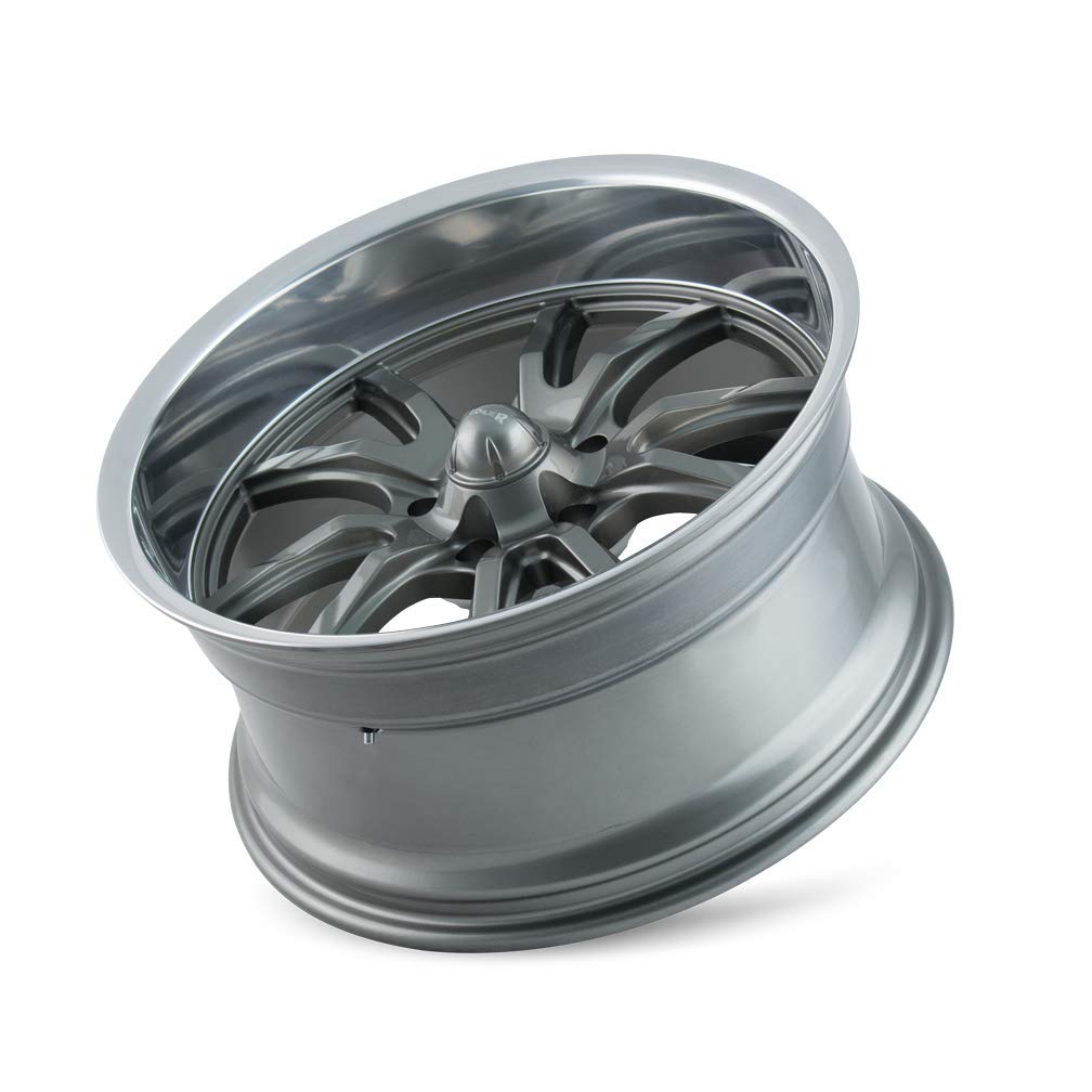Grey/Polished Lip RIDLER 650 Wheel (17 x 7. inches /5 x 83 mm, 0 mm Offset)