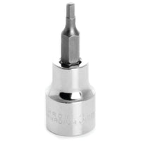 W38893 Performance Tool Hex Bit Socket, 3/8-Inch Drive, 3mm