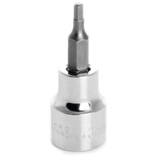W38893 Performance Tool Hex Bit Socket, 3/8-Inch Drive, 3mm