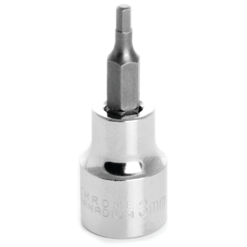 W38893 Performance Tool Hex Bit Socket, 3/8-Inch Drive, 3mm