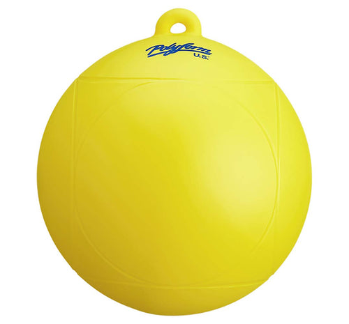 Yellow polyform 94348837 WS Series Water Ski Buoy-8" x 8.5", 15-Pack