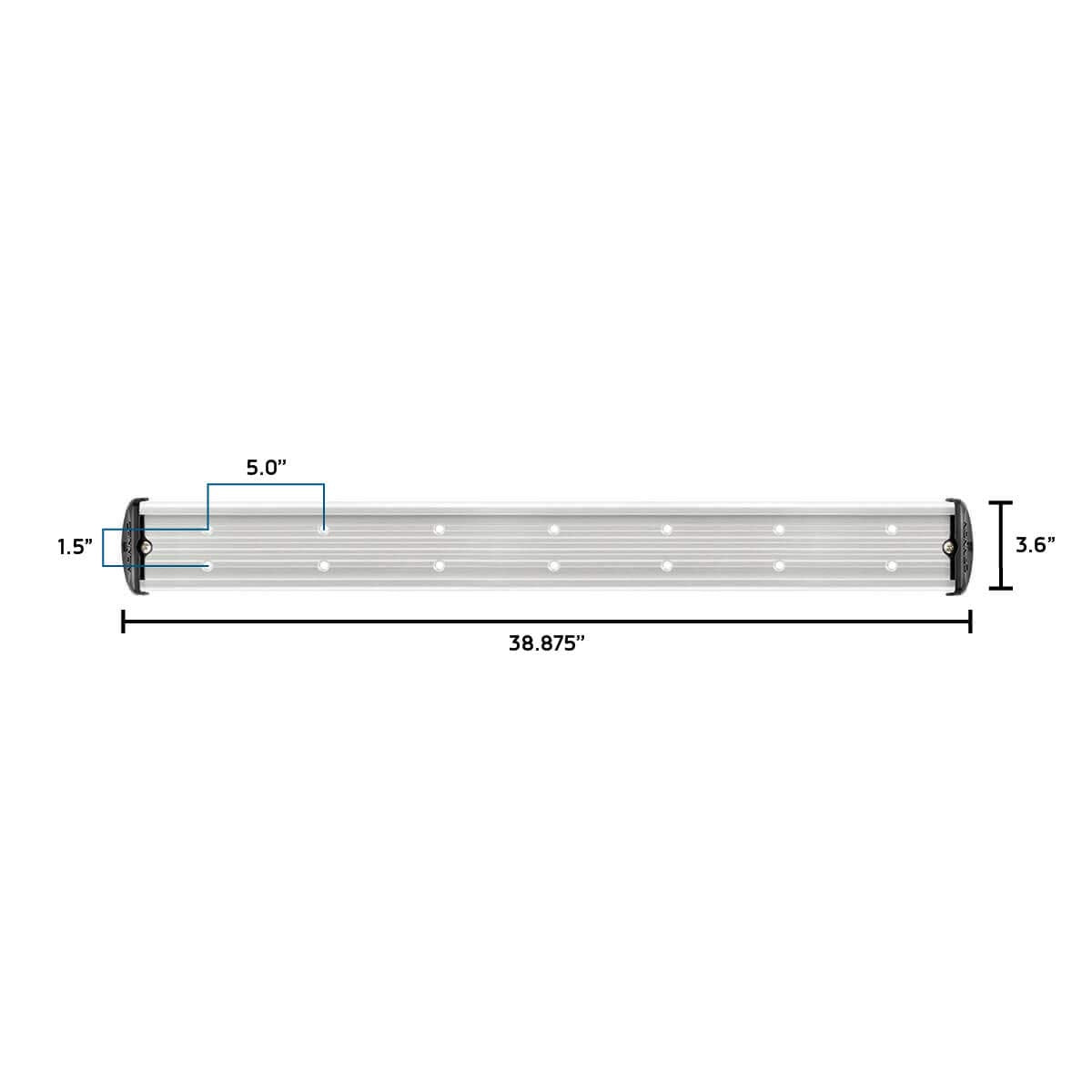 Cannon Mounting Track Aluminum for Downriggers and Boat Accessories – 36"