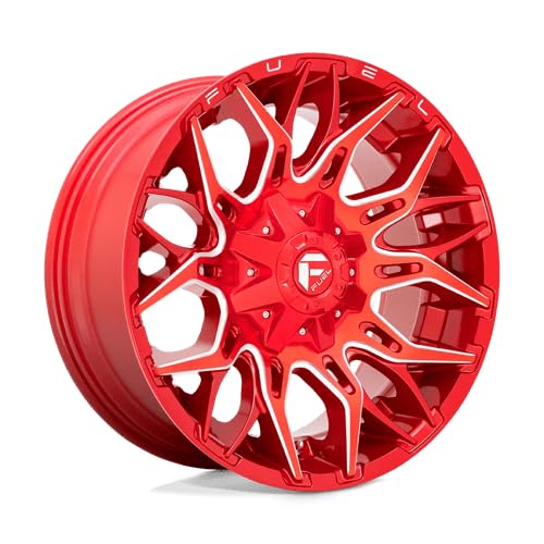 Fuel 1PC D771 TWITCH 20X10 6X135/6X139.7 Candy Red Milled Rim Wheel