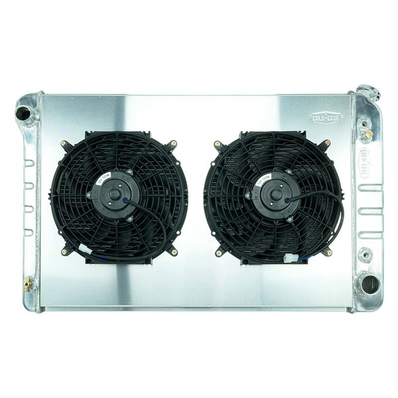GMT556A21-1K Cold Case Radiators: 77-87 GM Truck, Aluminum Radiator, 21 Inch 1.25/1.5 Outlets AT Dual, 12 Inch