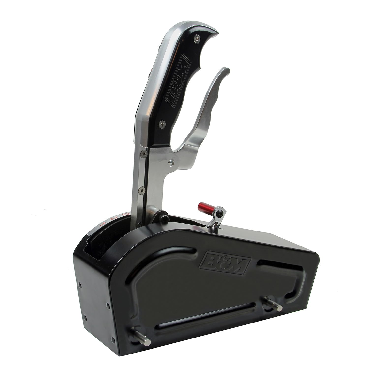 Automatic Gated Shifter B&M 81104 - Dual Button Magnum Grip Stealth Pro Stick - Two Tone