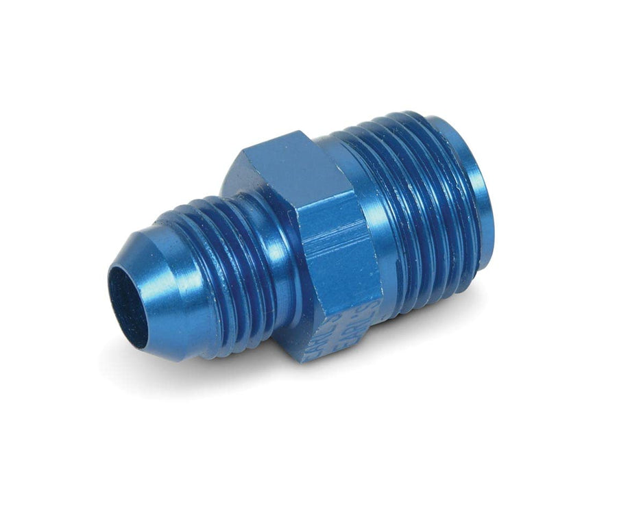 Blue Anodized Aluminum Earls 991950ERL Fuel Fitting Adapter