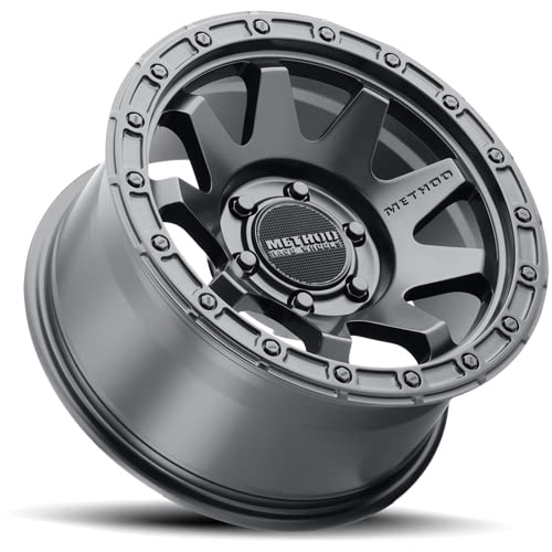 Black Method Race Wheels 317 Wheel with Matte (20 x 9. inches /6 x 5 mm, 0 mm Offset)