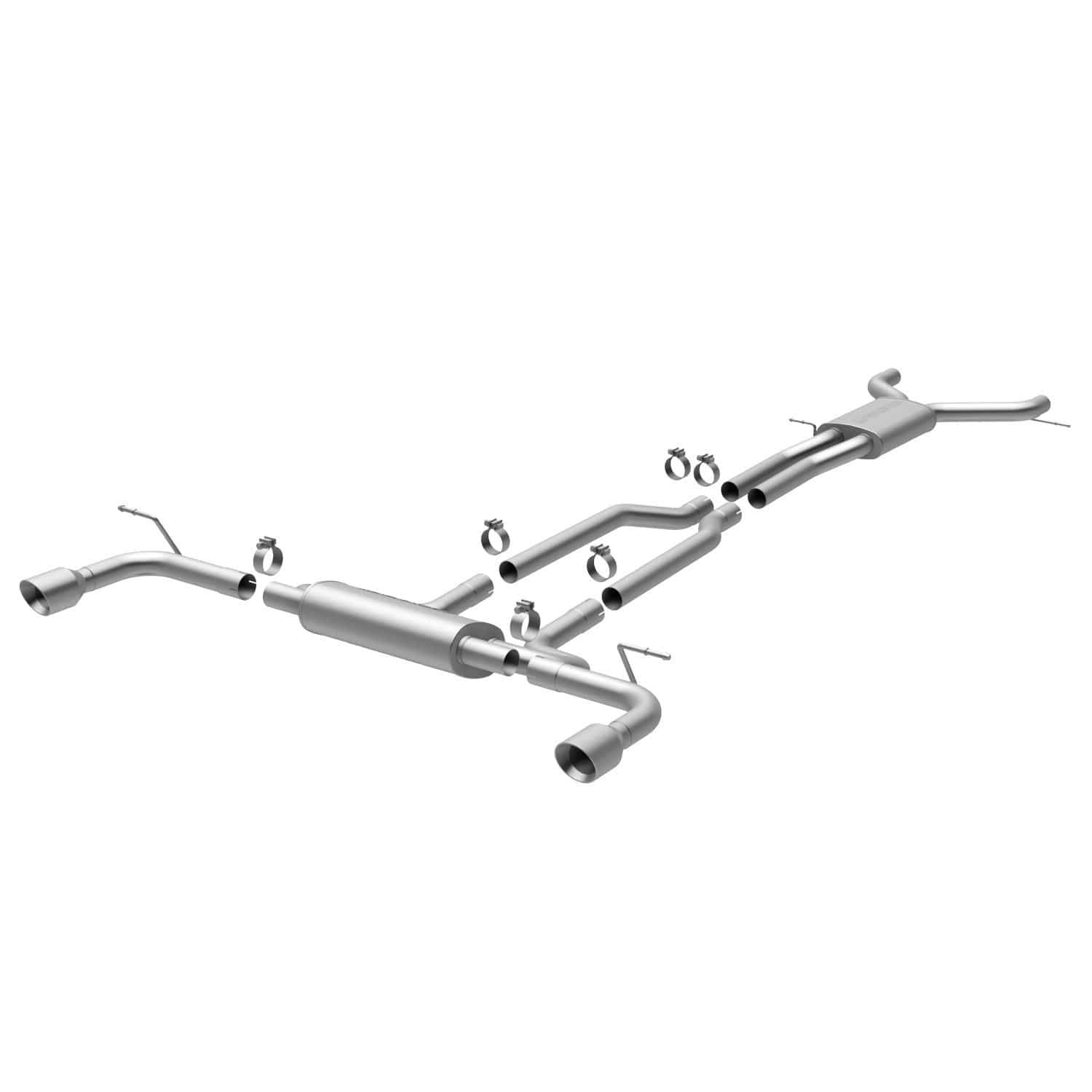 2007-2015 Audi Q7 MagnaFlow Touring Series Cat-Back Performance Exhaust System, V6 3.0L, V8 4.2L