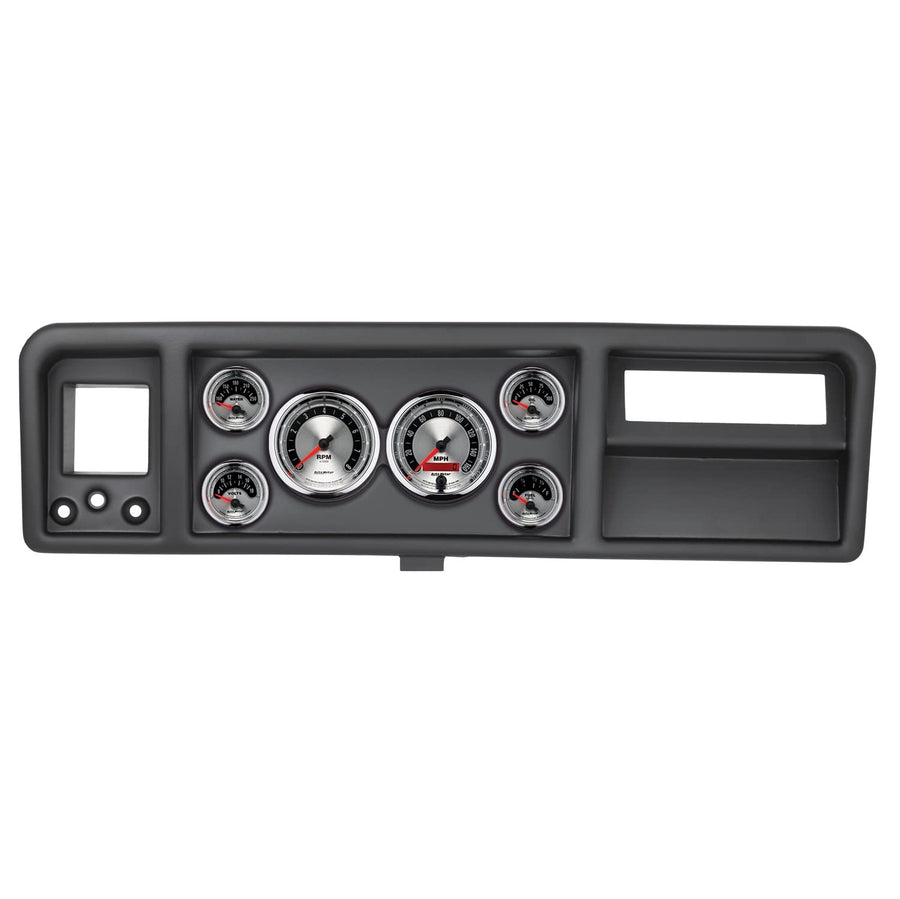 AUTO METER Direct Fit Dash Kit 2146-01, Ford Truck 73-79, Tach/Mph/Fuel/Oilp/Wtmp/Volt, American Muscle