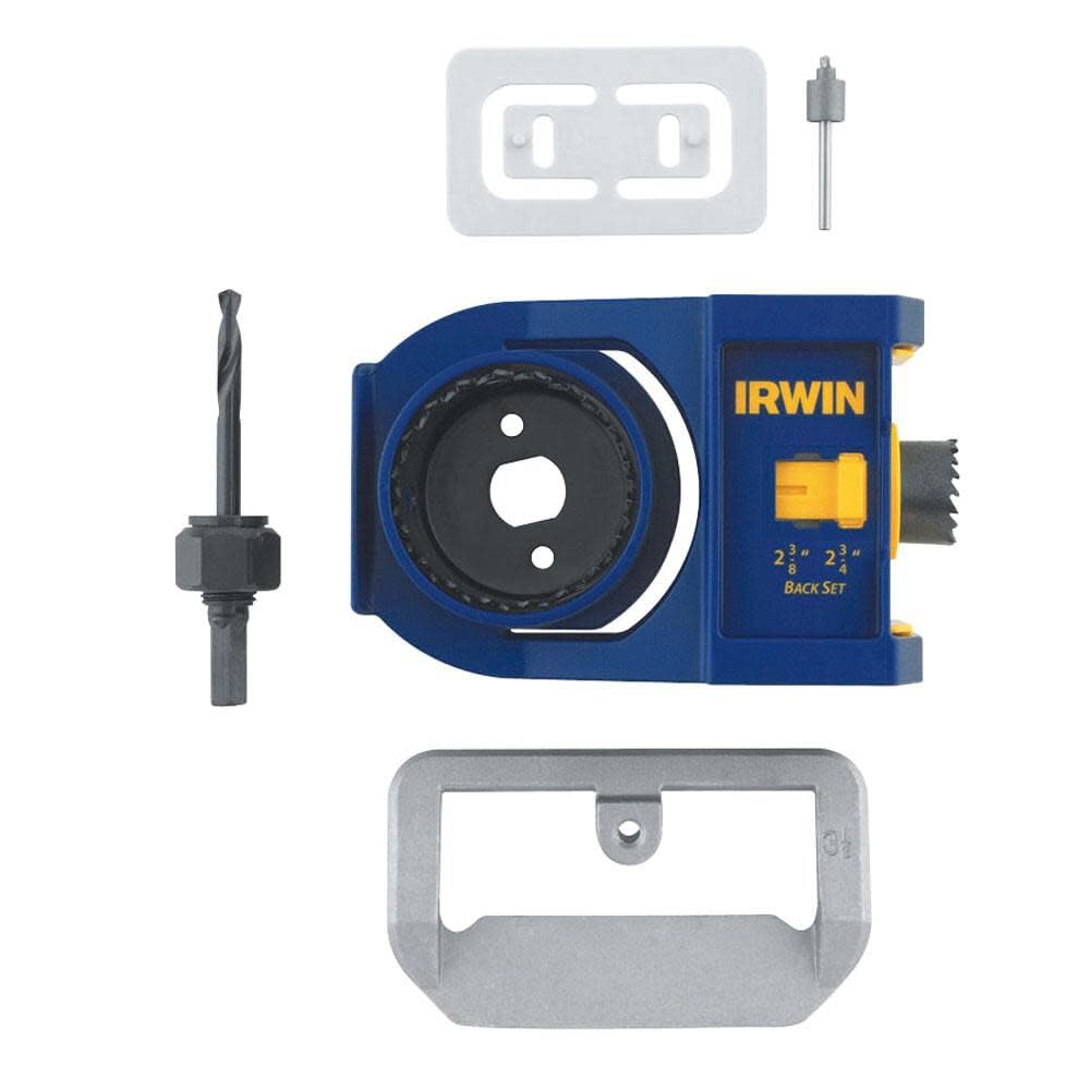 Tools IRWIN Door Lock Installation Kit, Bi-Metal (3111002), Blue