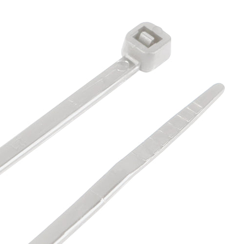 50pc Performance Tool W2926 18-Inch Cable Tie, White With Tensile Strength 120 Lbs